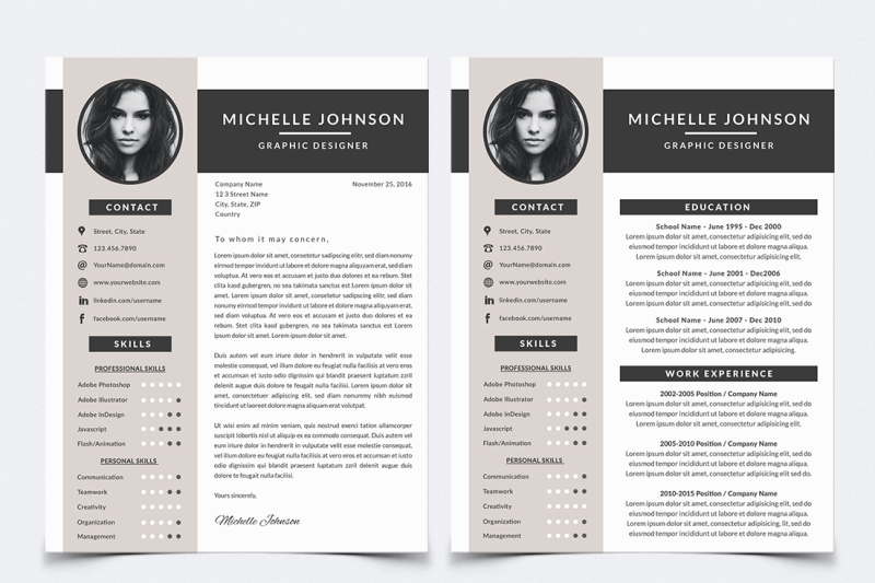 resume-template-for-photoshop