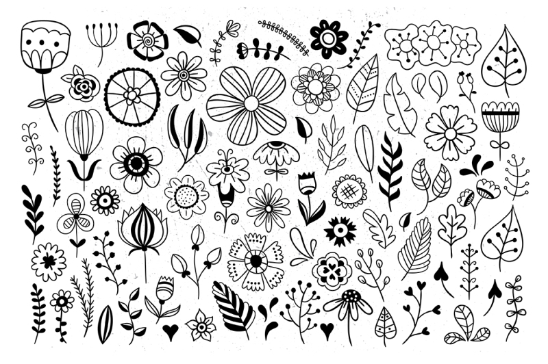 hand-drawn-florals