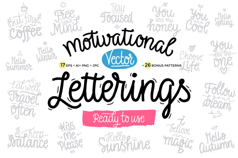 motivational-vector-letterings