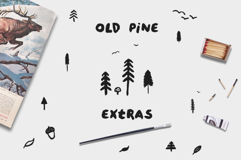old-pine-font-extras