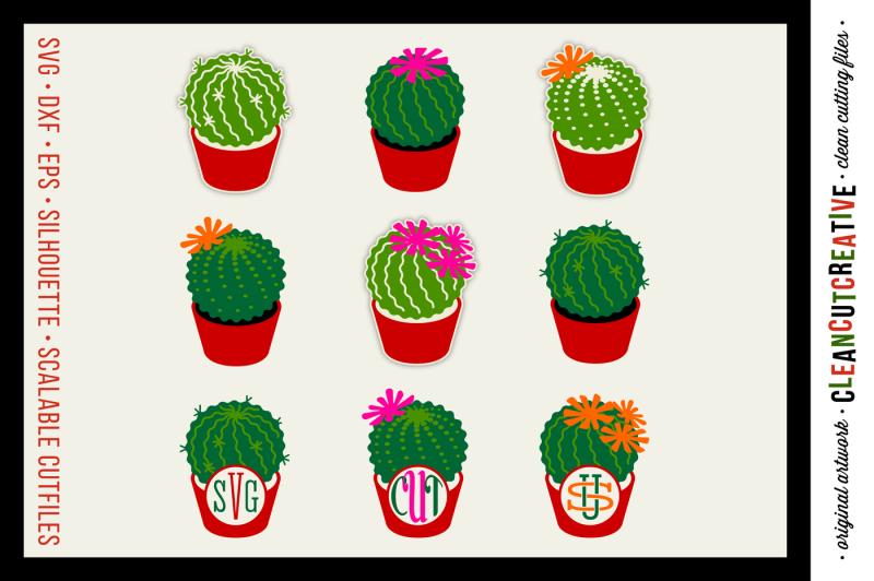 cactus-cutfiles-monogram-frame-summer-designs-svg-dxf-eps-png-jpg