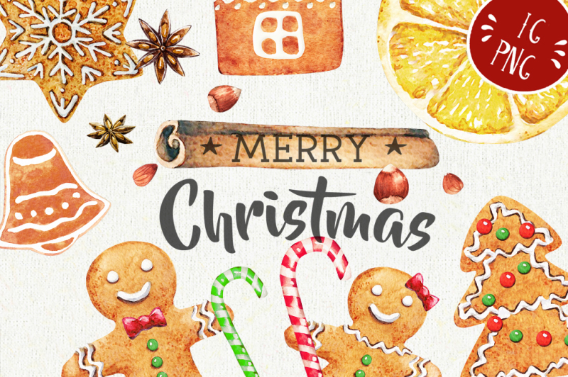 watercolor-christmas-gingerbreads-candy-canes-cookies