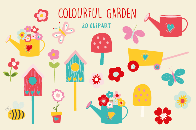 colourful-garden-clipart