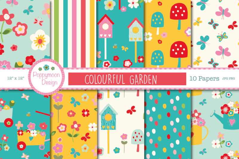 colourful-garden-papers