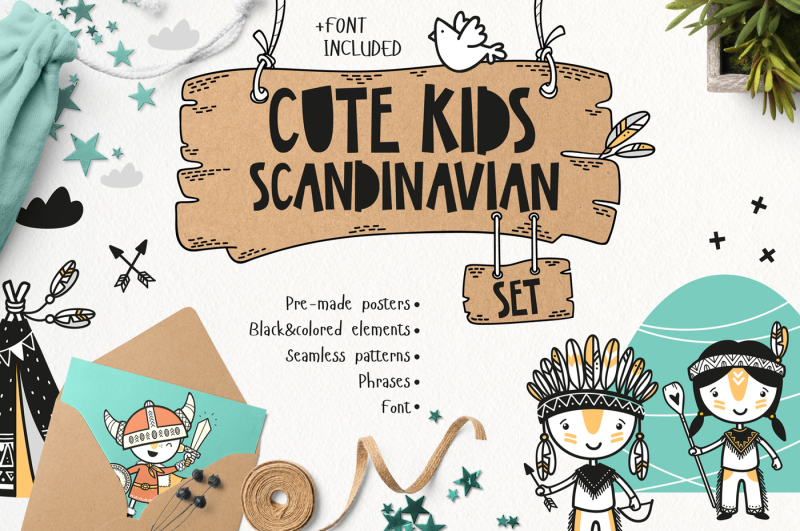 cute-kids-scandinavian-set