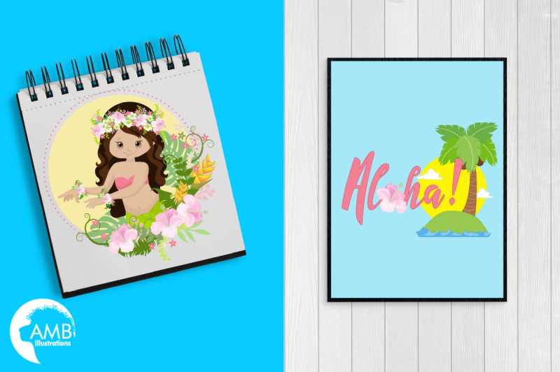 hawaiian-girls-aloha-luan-clipart-graphics-illustrations-amb-1411