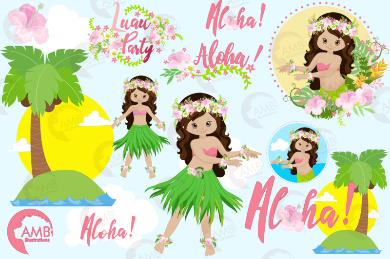 hawaiian-girls-aloha-luan-clipart-graphics-illustrations-amb-1411