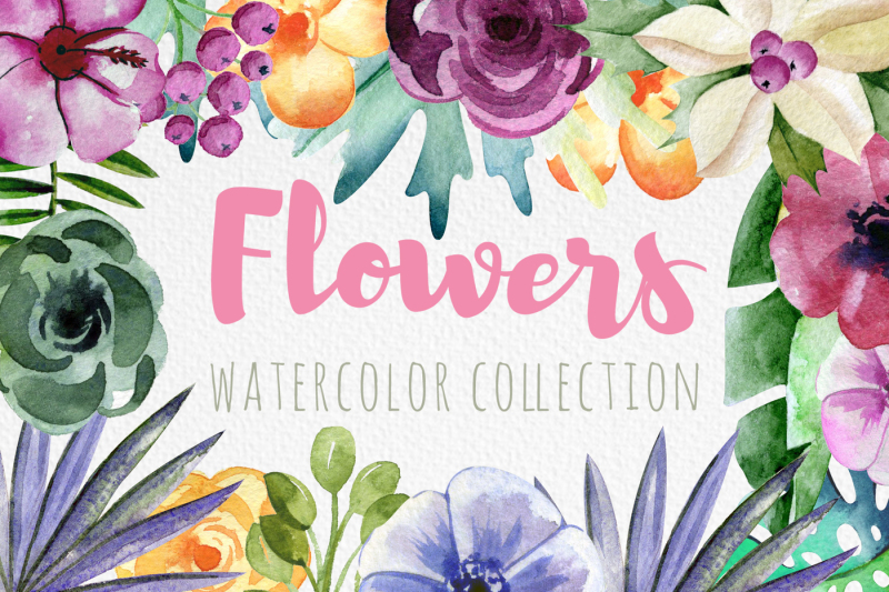 watercolor-flowers
