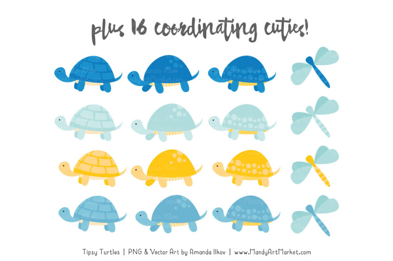 sweet-stacks-tipsy-turtles-stack-clipart-in-blue-and-yellow