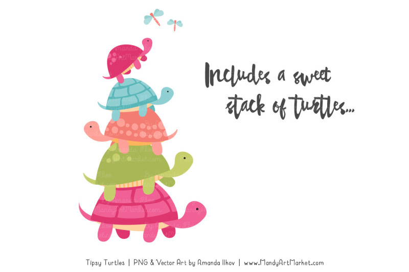sweet-stacks-tipsy-turtles-stack-clipart-in-bohemian