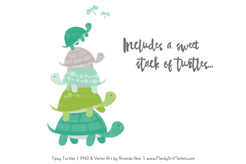 sweet-stacks-tipsy-turtles-stack-clipart-in-emerald-isle