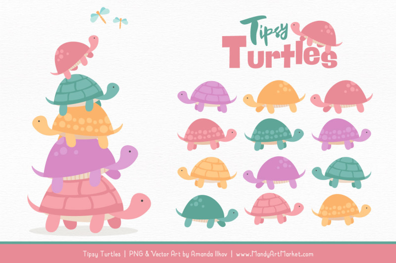 sweet-stacks-tipsy-turtles-stack-clipart-in-garden-party