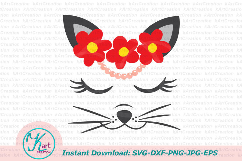 cat-face-svg-flowers-svg-cat-face-iron-transfer-pearls-svg