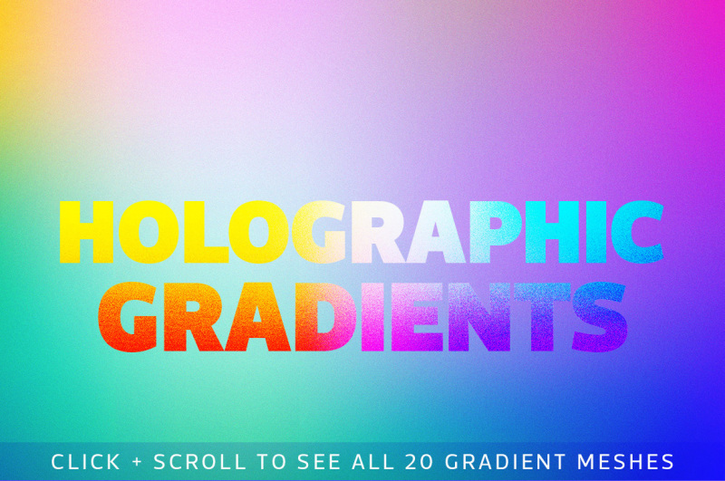 holographic-gradient-backgrounds