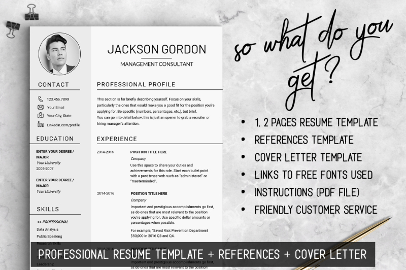 professional-resume-template-design-resume-templates-cv-template