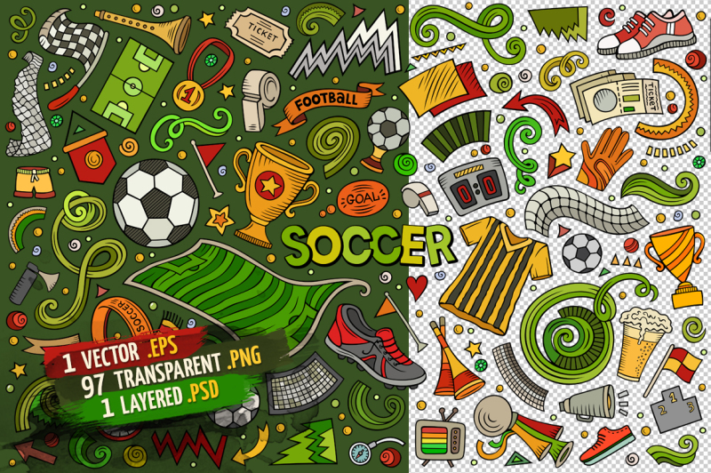 soccer-objects-amp-elements-set