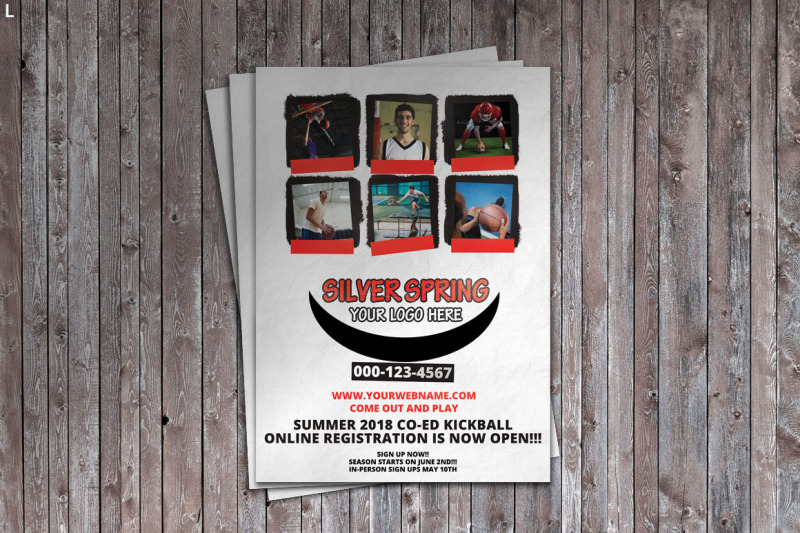 games-flyer-template