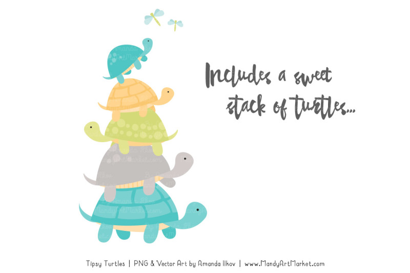 sweet-stacks-tipsy-turtles-stack-clipart-in-land-and-sea