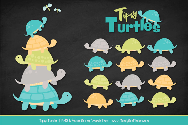 sweet-stacks-tipsy-turtles-stack-clipart-in-land-and-sea