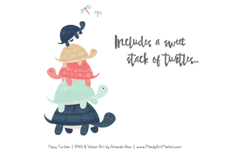 sweet-stacks-tipsy-turtles-stack-clipart-in-modern-chic