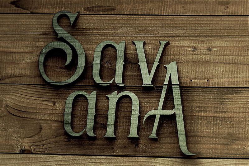 savana-display-font