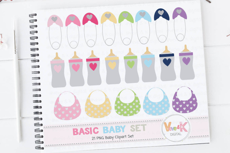 multicolor-baby-clipart-set-baby-items-clipart-set
