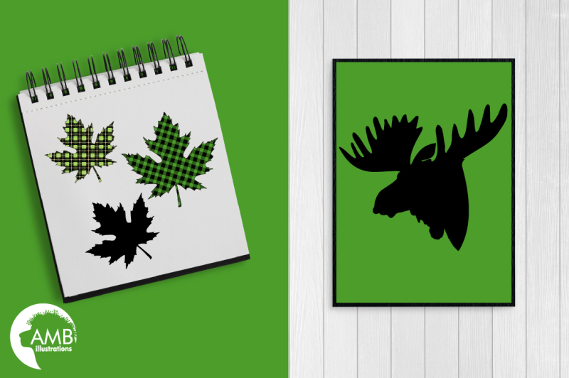 green-lumberjack-elements-cliparts-graphics-illustrations-amb-2360