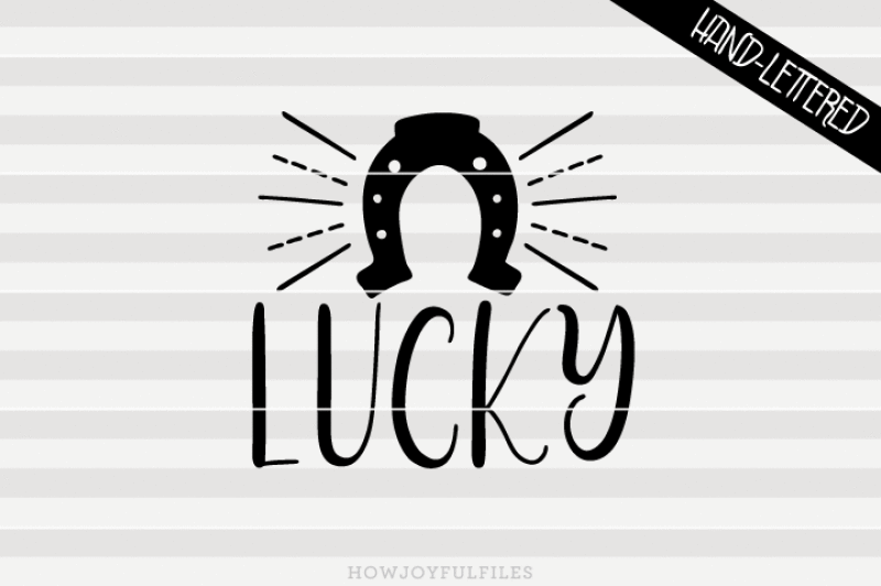 lucky-horse-shoe-svg-dxf-pdf-file-hand-drawn-lettered-cut-file