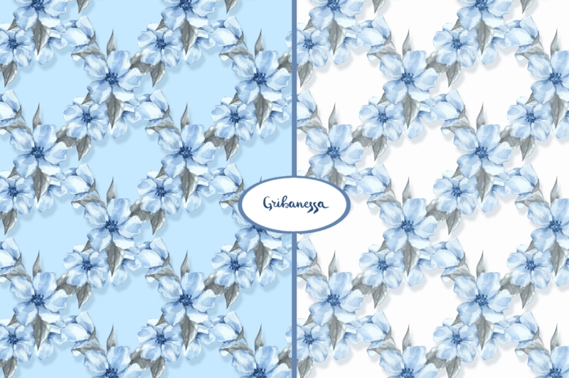 blue-floral-patterns