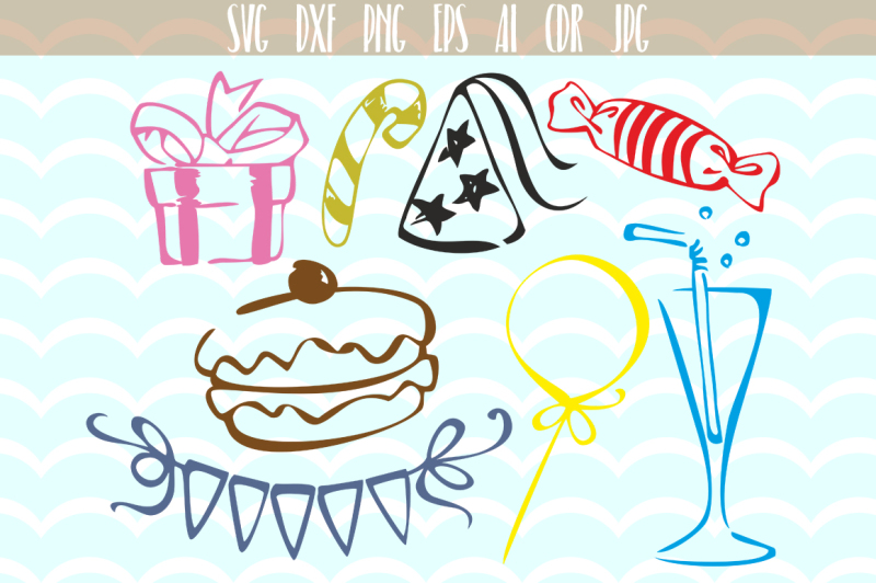 Download Party SVG set Birthday party SVG, Party Svg cutting files ...