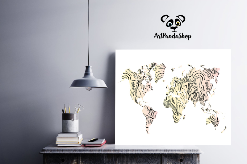 printable-world-map-home-decor