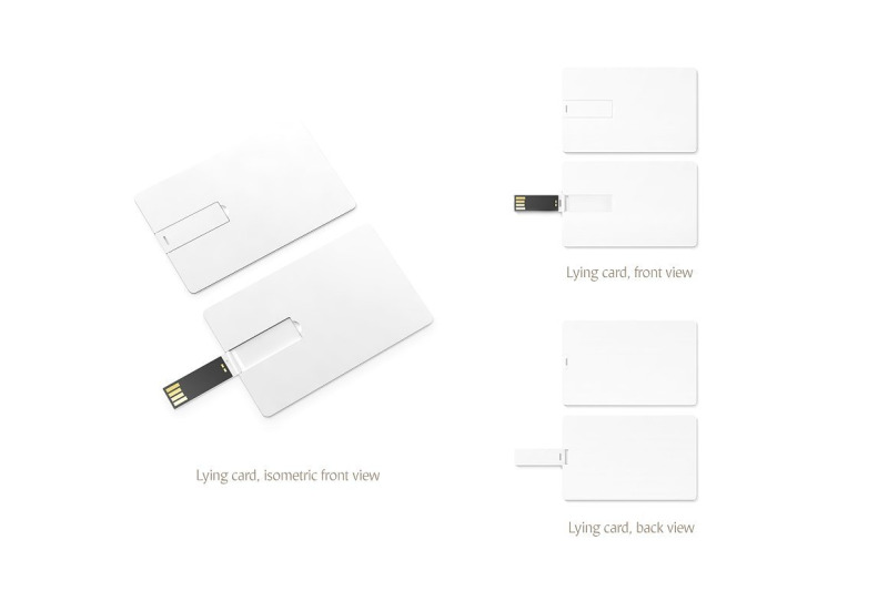 Download Wafer USB Wallet Card Mockup By rebrandy | TheHungryJPEG.com