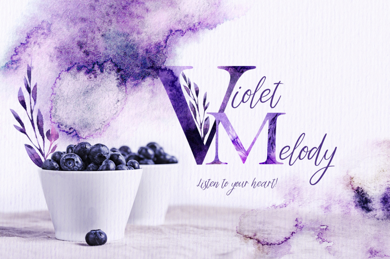 violet-melody-watercolor-collection