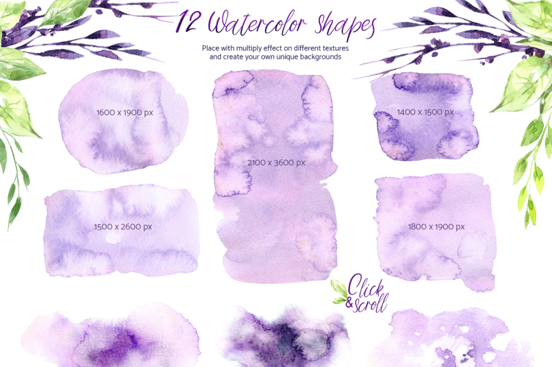 violet-melody-watercolor-collection
