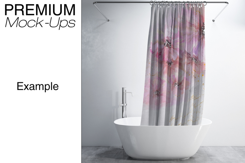 Download Shower Curtain Mockup Pack By Mockups | TheHungryJPEG.com