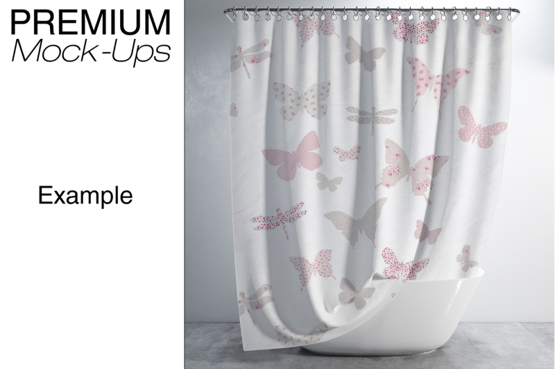 Download Shower Curtain Mockup Pack By Mockups | TheHungryJPEG.com