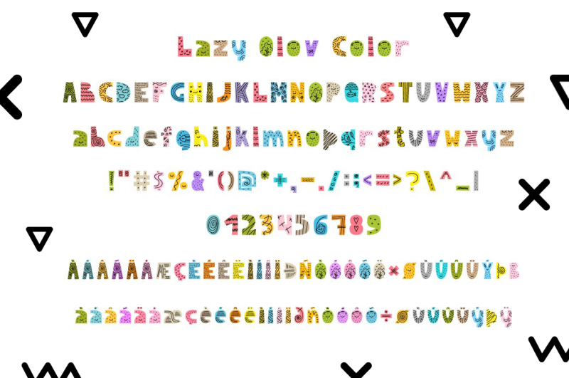 lazy-olov-scandinavian-color-font