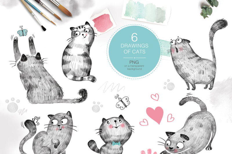 cats-joy-graphic-pack