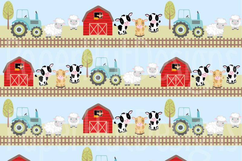 farm-animals-clipart-and-digital-paper-set