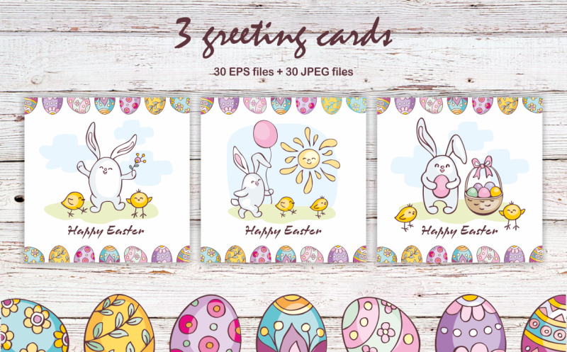 easter-doodles-set-vector-clip-arts-and-seamless-patterns