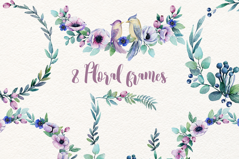 flowers-watercolor-set