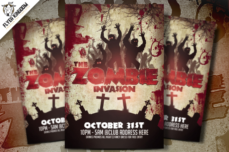 the-zombie-invasion-flyer-template