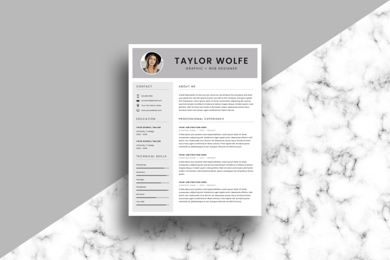 resume-cv-template-3-page-taylor