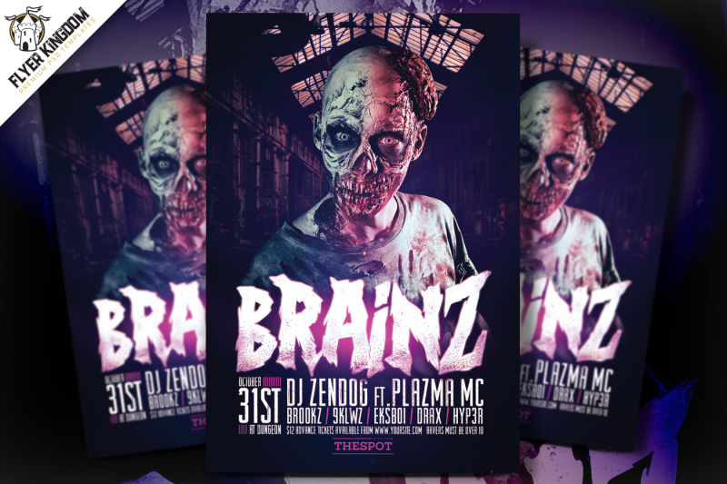 brainz-flyer-template