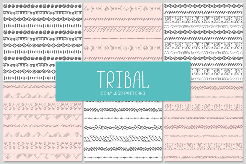 6-tribal-seamless-patterns