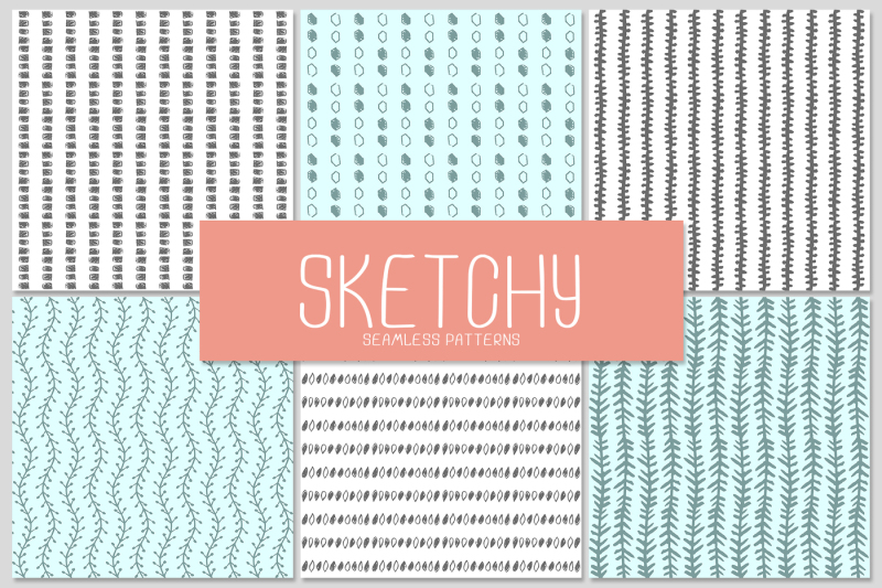 6-sketchy-seamless-patterns
