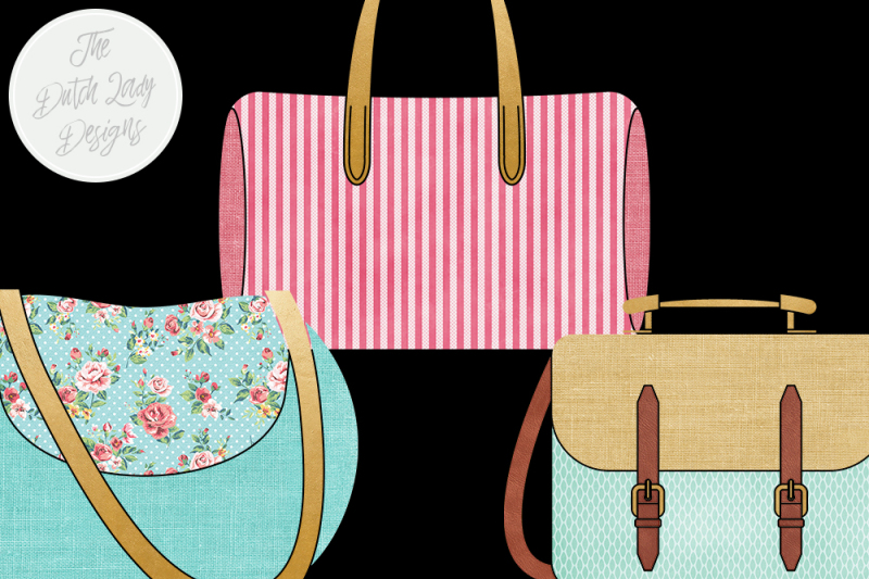 bag-collection-and-label-clipart-set