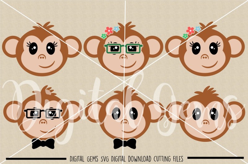 monkey-face-svg-dxf-eps-png-files