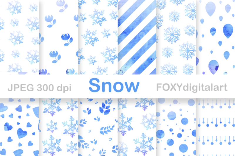 snow-flakes-christmas-digital-paper