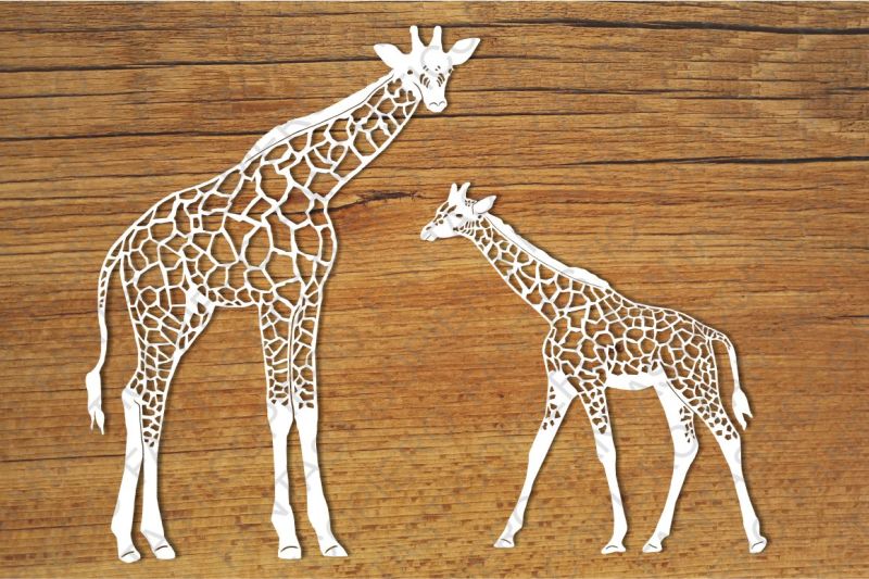 Download Giraffes SVG files for Silhouette Cameo and Cricut. By ...